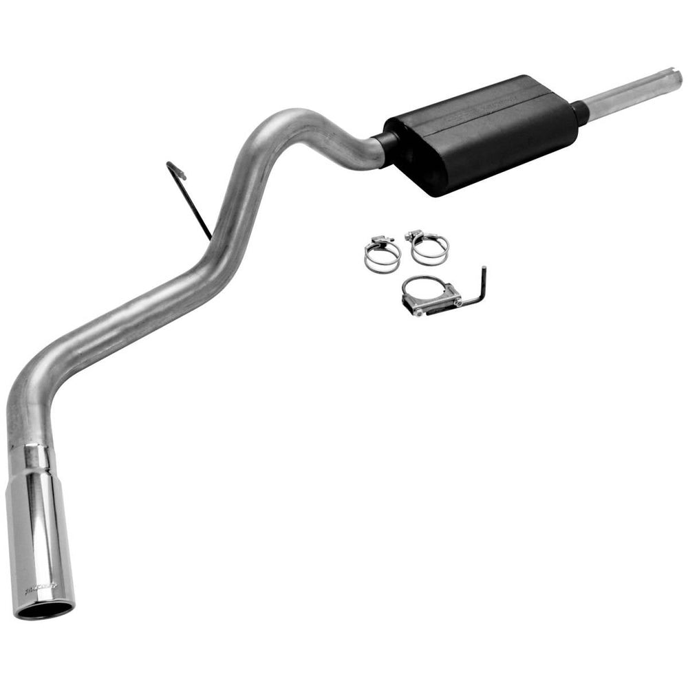 Force Ii Cat-Back Exhaust System Fits 2005-2010 Dodge Dakota Trucks With V6 Or V8 Engine Fits Both 2 And 4 Wheel Drive Models Moderate Sound Flowmaster