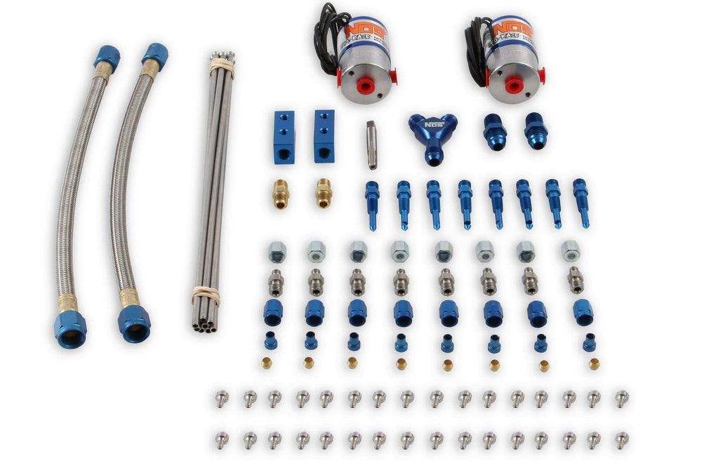 Dry Professional Nitrous System V8 Systems W/Fan Spray Nozzles Without Bottle NOS
