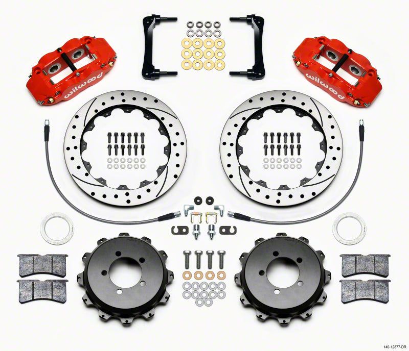 Wilwood red auto part