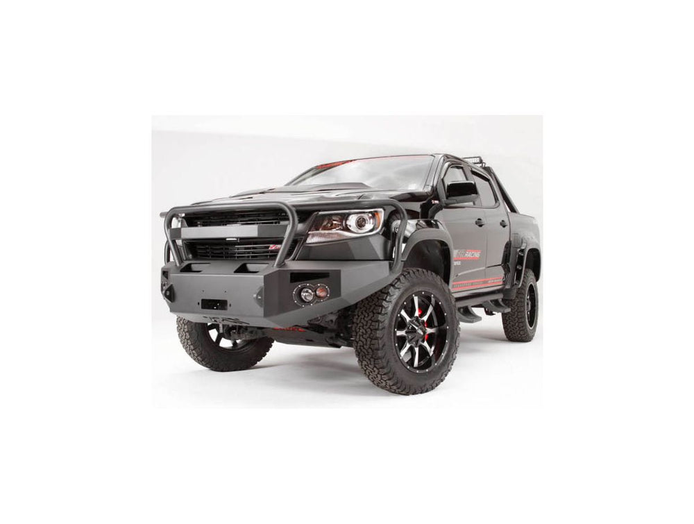1520 COLORADO WINCH BUMPER W/ FULL GRILL GUARD BARE STEEL