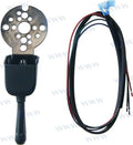 ELECTRONIC CONTROL KIT SINGLE STATION DUAL ENGINE W/ TRIM BLACK VERSION