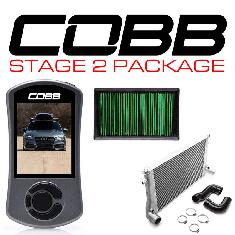 Cobb Tuning Audi Stage 2 Power Package with S Tronic Flashing S3 (8V)