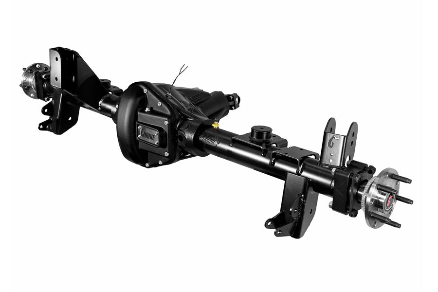 CURRIE LP60 REAR AXLE - JK WRANGLER - 65.375 WIDE SEMI-FLOAT 40-SPLINE - 5X5 PATTERN - E LOCKER - 4.88 GEAR SATIN BLACK