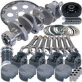 Eagle Chevy 454 1Pc 4.250in Crank 6.385in I-Beam Rod -3cc Flat Top 4.310in Pistons Balanced Assembly