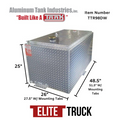 DOT APPROVED 98 GALLON DOUBLE WALL RECTANGLE REFUELING TANK