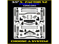 0718 WRANGLER JKU 4DOOR3.5IN X FACTOR X2 PRO LONG ARM B51