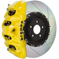 Brembo 2021+ Jeep Grand Cherokee Front GT BBK 8 Piston Cast 2pc 412mm Drilled Rotors - Yellow