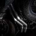 Stainless Works cat-back exhaust installed view