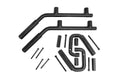 ~(13.5 lbs. 18X11X4)~ Jeep Solid Steel Grab Handle Set (07-18 Wrangler JK Black)
