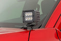 Rough Country LED Light Kit Ditch Mount 2 Black Pair Spot Toyota Tacoma (24-26) 72101
