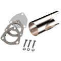 2.50 INCH STAINLESS STEEL QTP DIY EXHAUST CUTOUT PIPE
