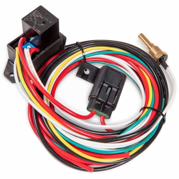 COMPACT ADJUSTABLE ELECTRIC FAN CONTROLLER AND RELAY KIT WITH THREADIN PROBE