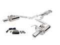 1517 MUSTANG GT (COUPE) TWIN 3IN SS CATBACK EXHAUST SYSTEM W/ OVAL MUFFLERS