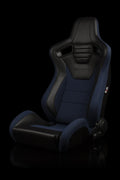 Braum Elite-S Series Sport Seats - Black Blue - BRR1S-BKBU