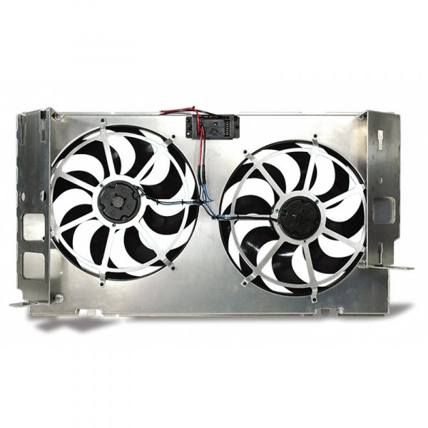 FAN ELECTRIC 15IN DUAL SHROUDED PULLER W/ VARIABLE SPEED CONTROL 9402 DODGE CU