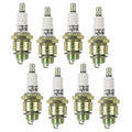 HP Copper Spark Plug Shorty 14MM Thread .375 In Reach Gasket Seat 8 Pack Of 0437S ACCEL