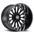 Hostile Wheels auto part close-up