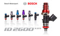 Injector Dynamics 2600-XDS Injectors - WRX SFC Rail - 14mm Grey Top - 2x8mm Lower Rings (Set of 4)