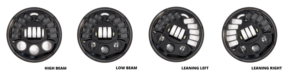 J.W. Speaker 24V ECE LED LHT Left Hand Headlight with Heated Lens - 1 Light 0551871