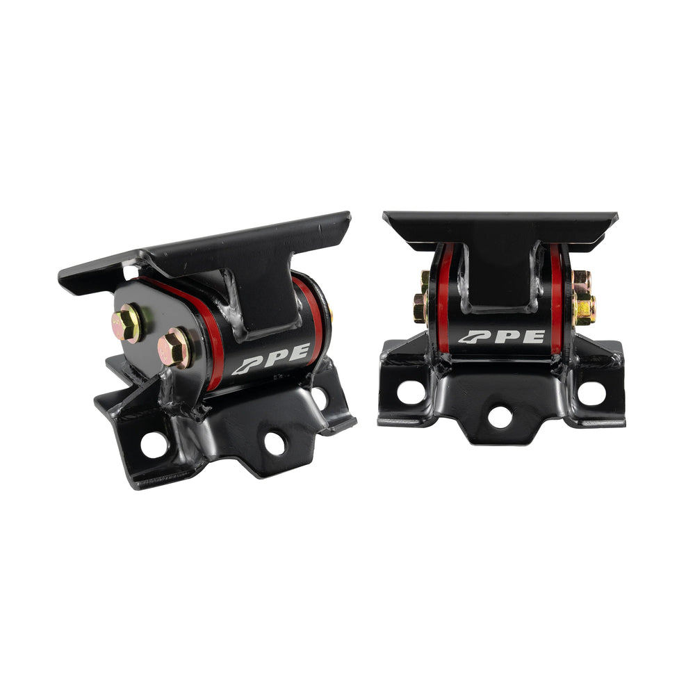 PPE Engine Mount Kit (Pair) - 50 Hardness - GM 6.6L Duramax 2500 3500 HD 2011-2016 - Green Silicone 168032150