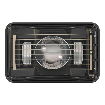 J.W. Speaker 12-24V ECE LED LHT 5-in-1 Headlight with Chrome Bezel 0562671