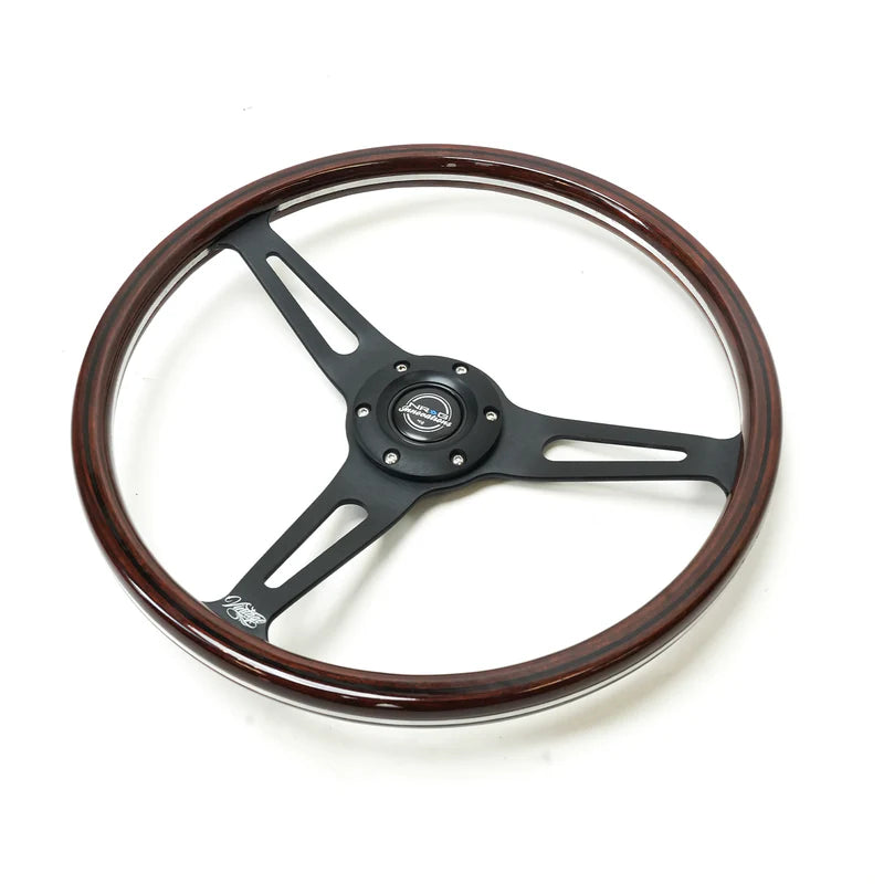 NRG Classic Vintage Wheel (380mm) 3 Spoke Center 1in Deep Dish