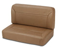 ~(36.6 lbs. 42X27X10)~ Trailmax II Fixed Bench Seat Rear all vinyl Spice Jeep 55-95 CJ5 CJ7 AND Wrangler;
