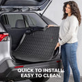 WeatherTech Black Cargo Liner Kit With Bumper Portector Fits -21-25 Model Y - 401429SK-1380