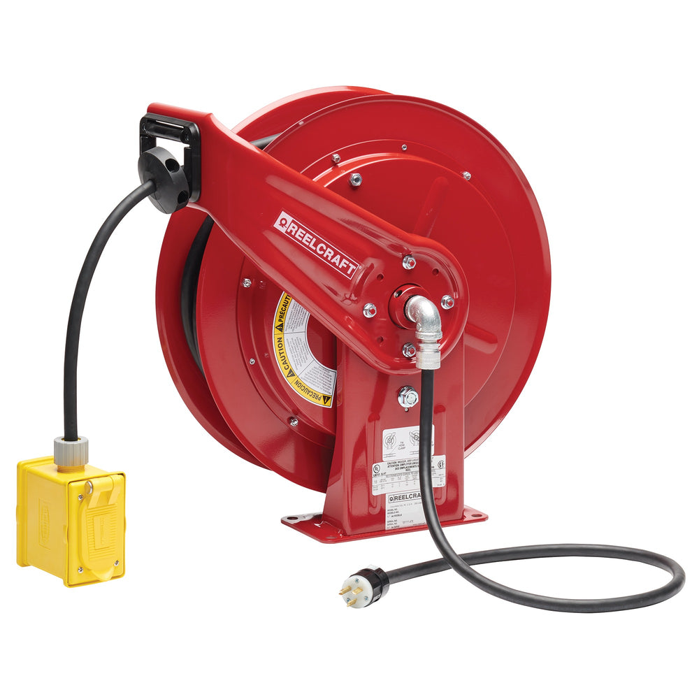CORD REEL DUPLEX GFCI