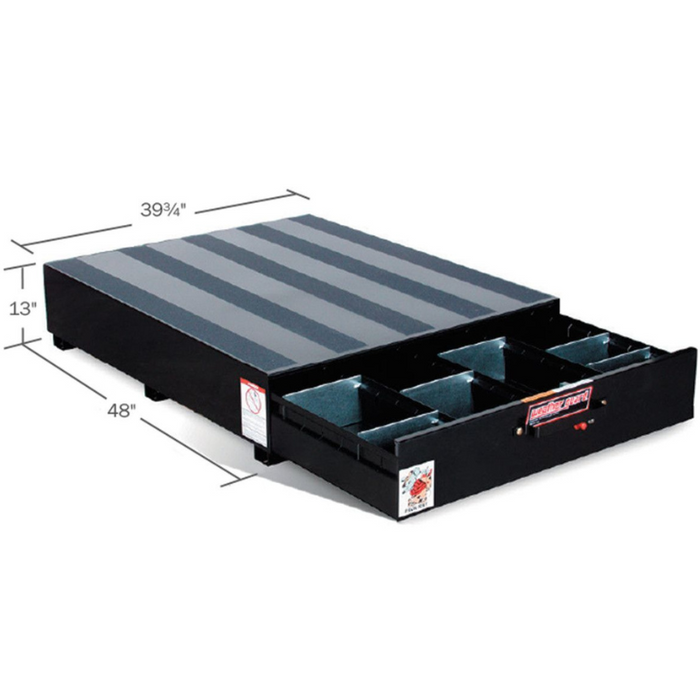 PACK RAT STANDARD HEAVYDUTY STEEL DRAWER UNIT 48 X 40 X 13IN BLACK FINISH