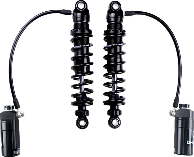 Ohlins black shock absorber