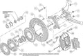 Wilwood Forged Dynalite Front Kit 11.00in Drilled Red 62-72 CDP A Body - 9in Drum