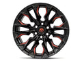 D823 20X10 6X135 G-BLK MILL C-RED -18MM