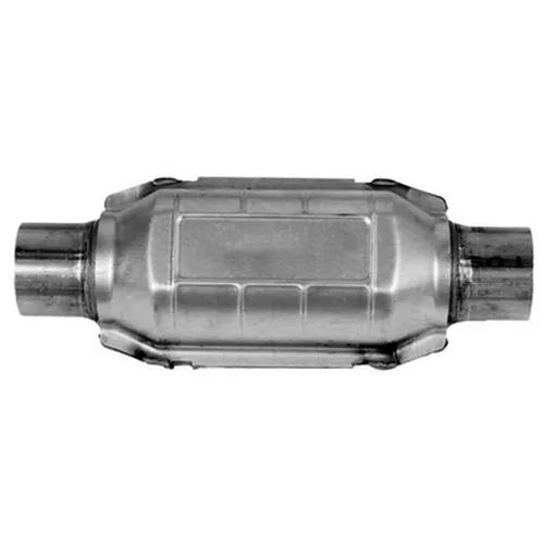 CATALYTIC CONVERTER UNIVERSAL OBDII CALIFORNIA STD ROUND FRONT