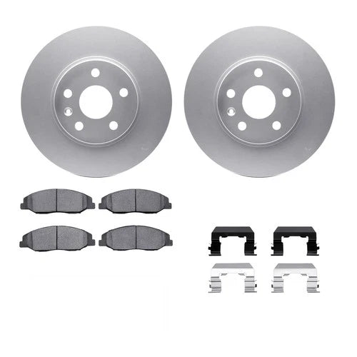 R1 Concepts Brake Rotor- Carbon Coated with Ceramic Pads Hdw