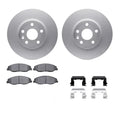 R1 Concepts Brake Rotor- Carbon Coated with Ceramic Pads Hdw