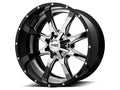 MO201 22X12 5X5.0/5.5 CHR BLK MILL LP -44MM