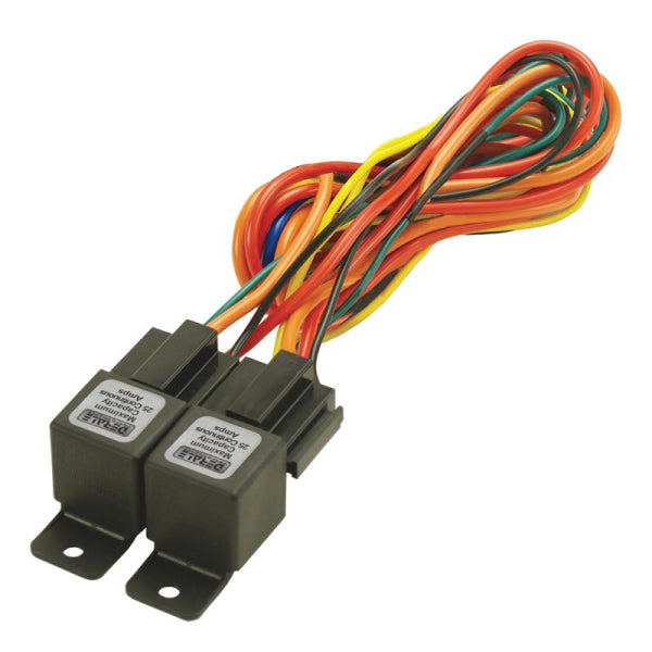 ~(1 lbs. 10X6X3)~ 40/60 Amp Dual Relay w/Wiring Harness