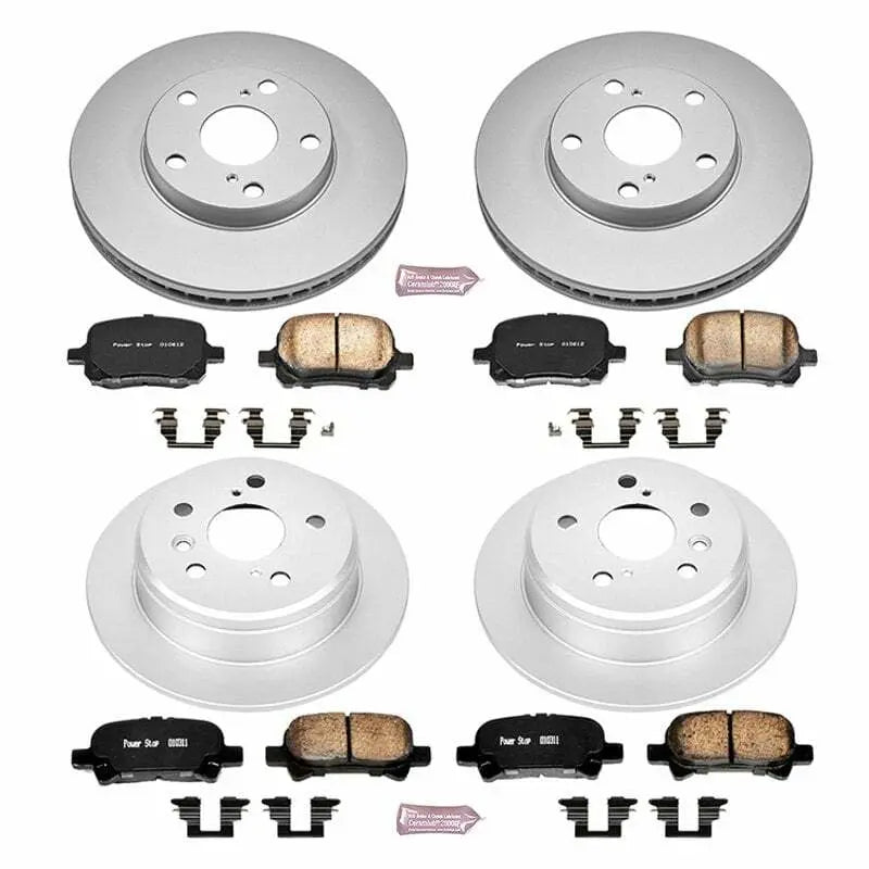 Power Stop 00-01 Toyota Camry Front & Rear Z17 Evolution Geomet Coated Brake Kit