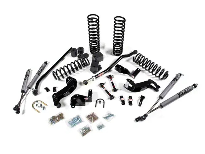 2007-2018 Jeep Wrangler JK 2 Door 3.5 Inch J Kontrol Lift Kit With Fox Remote Reservoir JSPEC