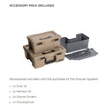 14-C FORD TRANSIT (EX EXTENDED MODEL) 148IN WHEEL BASE DRAWER SYSTEM BLACK