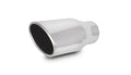 Vibrant Performance - 1406 - 4.5 in. x 3 in. Oval Stainless Steel Tip (Single Wall, Angle Cut)