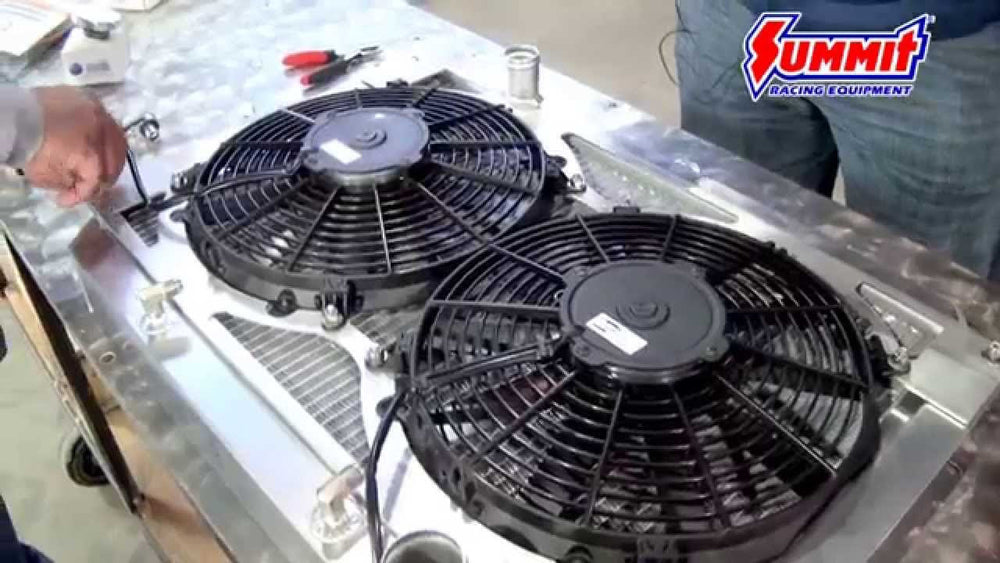 Be Cool Radiators polished auto part