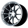 Advan RZ-DF2 19x9.5 / +44 Offset / 5x100 / 63mm Bore / Diamond Cut and Hyper Platinum Black