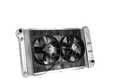 Radiator w/Fans C-10 Trk 67-72 Manual Trans Black