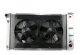 Radiator w/Fans C-10 Trk 67-72 Manual Trans Black