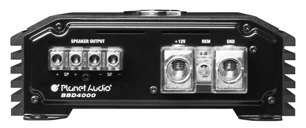 BIG BANG 4000W HIGH OUTPUT MONOBLOCK CLASS D AMPLIFIER 17.8 INL 6.9 INW 2.7 INH
