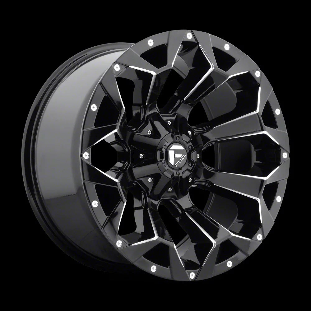 Fuel Wheels black auto part