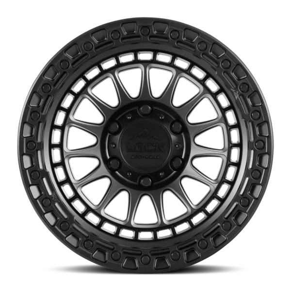 MATTE SILVER W MATTE BLACK RING