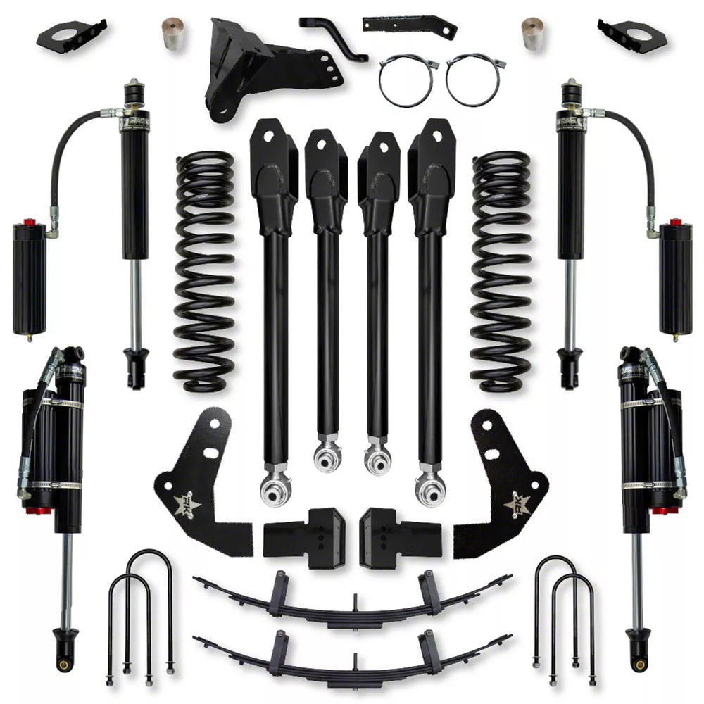Rock Krawler 4.0 X Factor Pro Elite System w/ Billet Aluminum Arms and Fast CD Adjustable Shocks Lift Kit w/ Shocks F2XFP4004-FCD